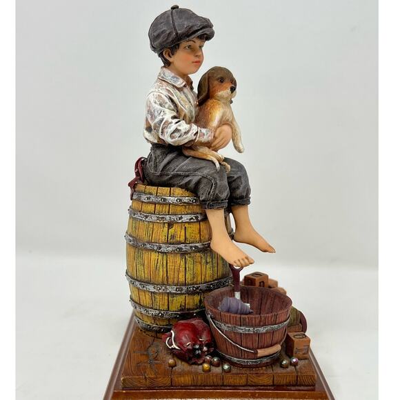 Rare Vintage 1998  Jim Daly "The New Puppy" Figurine # 1 /0222   Limited Edition - Picture 4 of 8